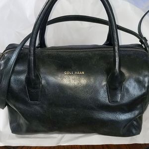 Cole Hann Black Leather Handbag
